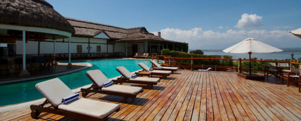 Swimming Pool at Mweya Lodge